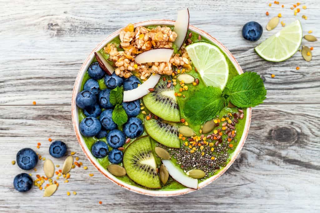 Matcha Green Tea Breakfast Bowl Chia