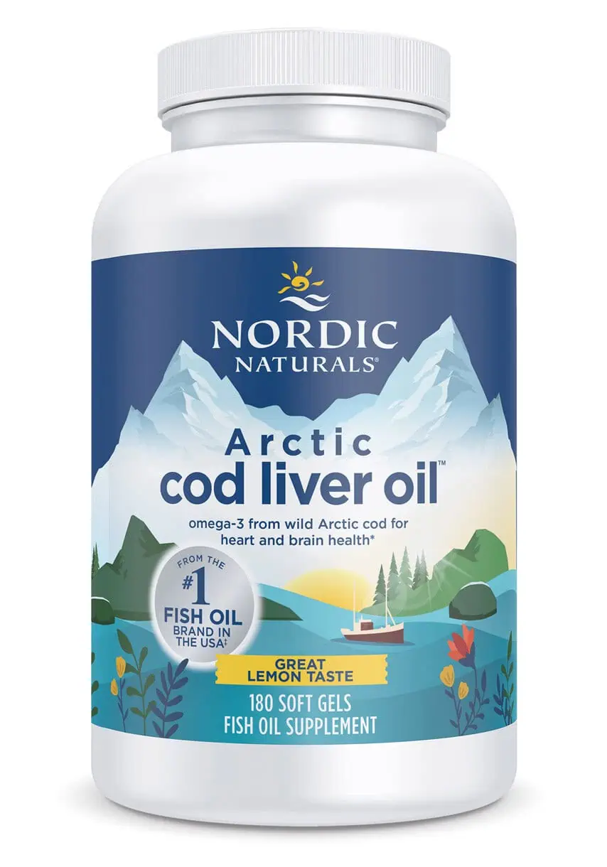 Arctic Cod Liver Oil Soft Gels by Nordic Naturals