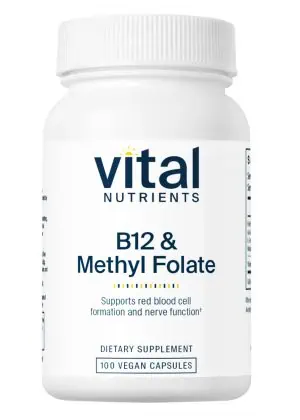 Vitamin B12/Folate (L-5-MTHF) Vitamin Nutrients