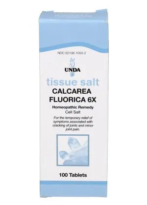Calcarea Fluorica 6X by Unda – Homeopathic support for joint discomfort and connective tissue health