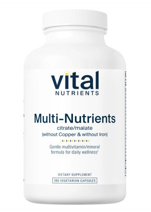 Multi-Nutrients Citrate-malate with Copper & without Iron Vital Nutrients