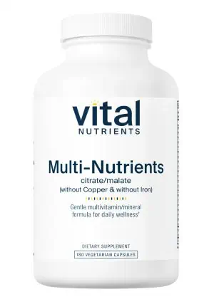 Multi-Nutrients Citrate-malate with Copper & without Iron Vital Nutrients