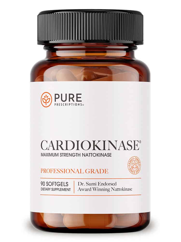 Cardiokinase Nattokinase supplement by Pure Prescriptions — heart and circulation support