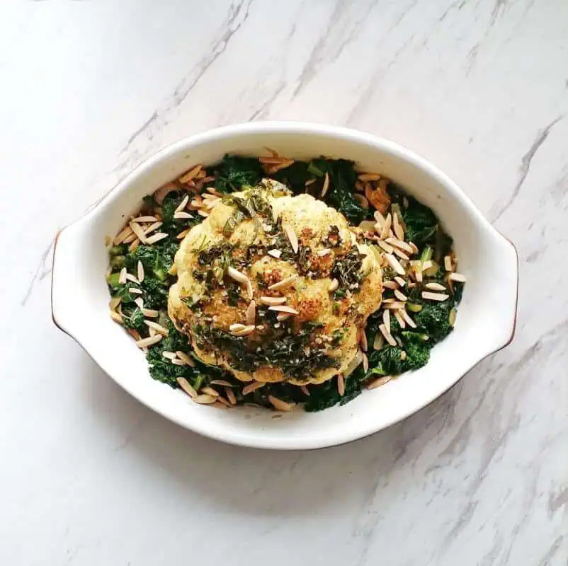 Lemony Herbed Cauliflower Roast