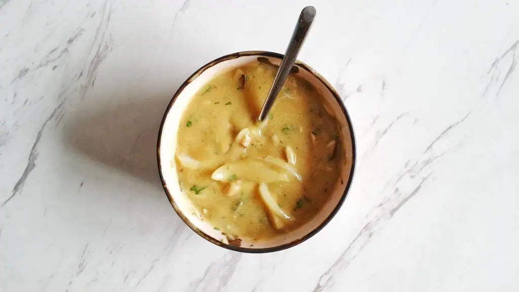 Vegan Golden Mushroom Gravy