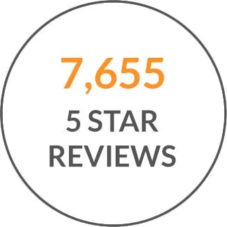 1000's of 5 Star Reviews