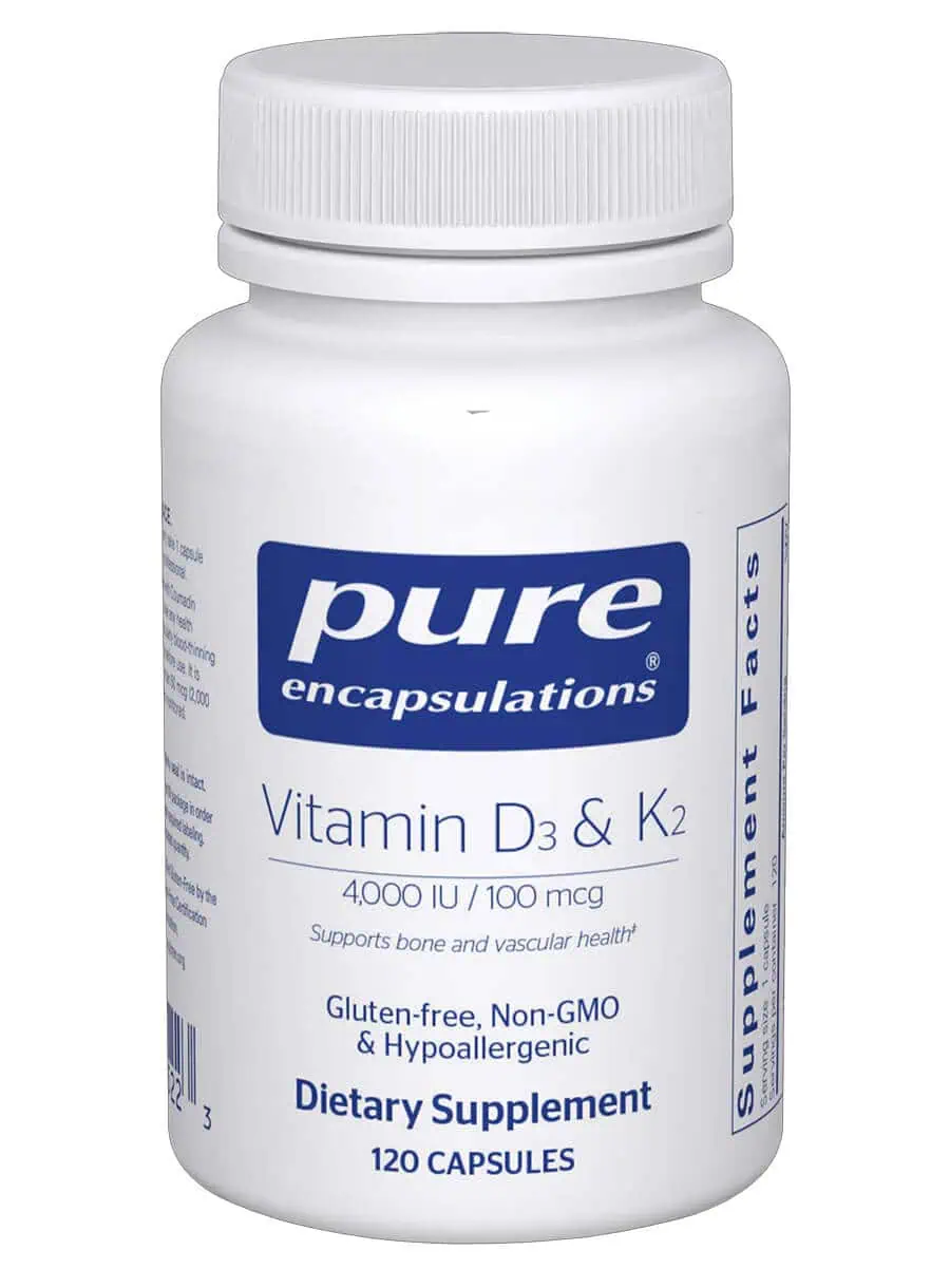 Vitamin D3 & K2 by Pure Encapsulations