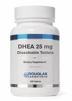 DHEA 25 mg Dissolvable Tablets 60 Tablets by Douglas Laboratories