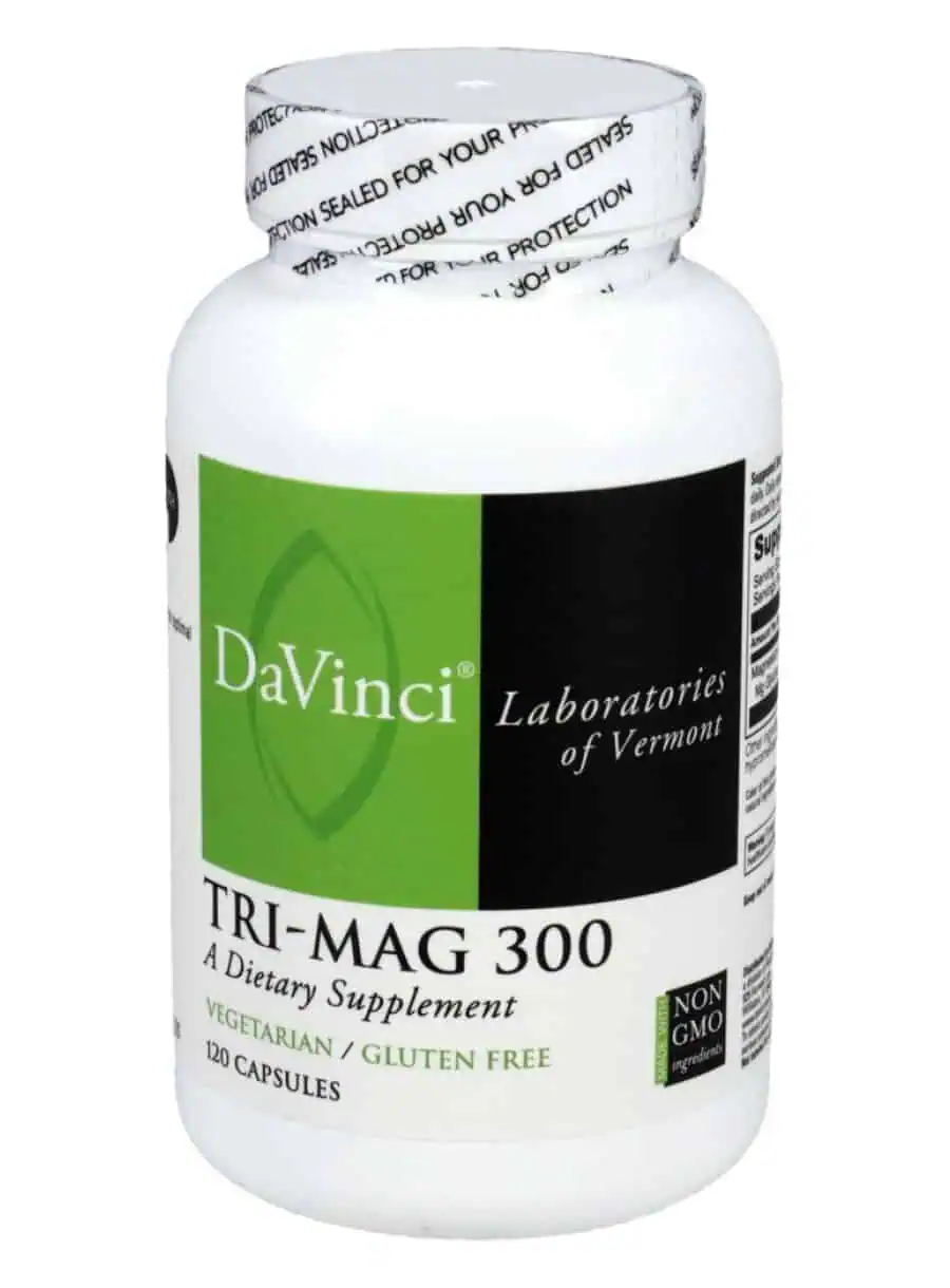 DaVinci Labs Tri-Mag 300 - magnesium supplement, bone health
