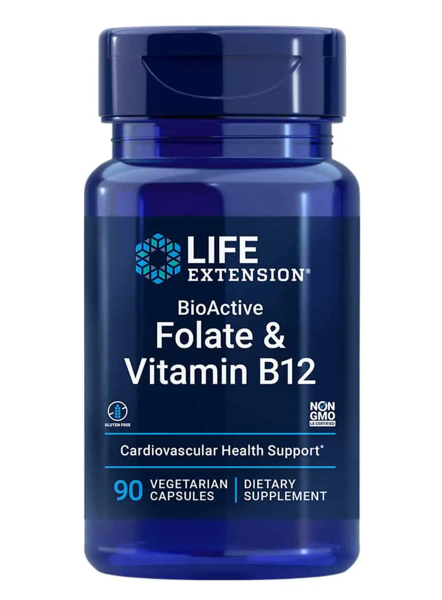 BioActive Folate & Vitamin B12 Promotes heart, brain & GI tract health