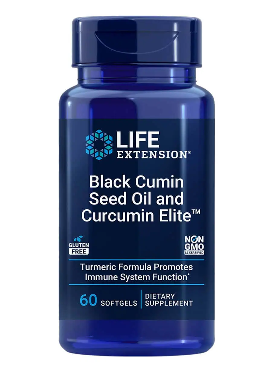 Black Cumin Seed Oil and Curcumin Elite Healthy inflammatory response, immune system support