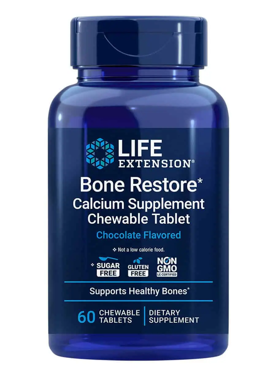 Bone Restore Chewable Tablets Chocolate