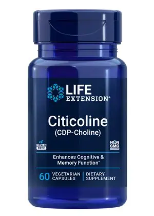 Citicoline (CDP-Choline) Supports memory health, focus and attention, 1-month supply