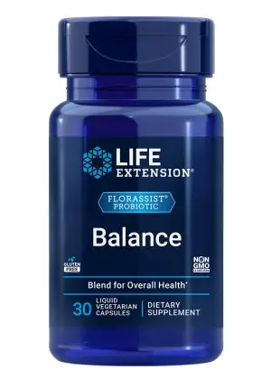 FLORASSIST® Probiotic Balance Pr obiotic supplement promotes digestive & whole-body health