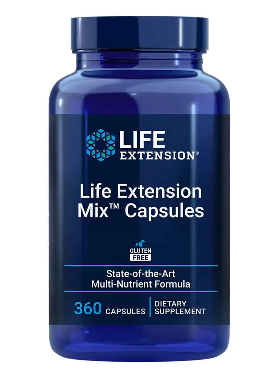 Life Extension Mix™ Capsules Wide-spectrum nutritional support, high-potency, advanced formula