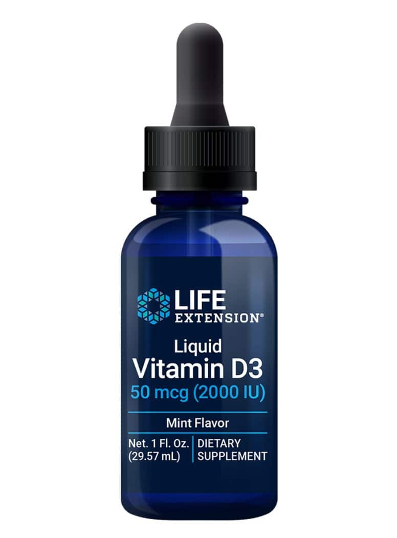 Liquid Vitamin D3 2,000IU Mint Flavor