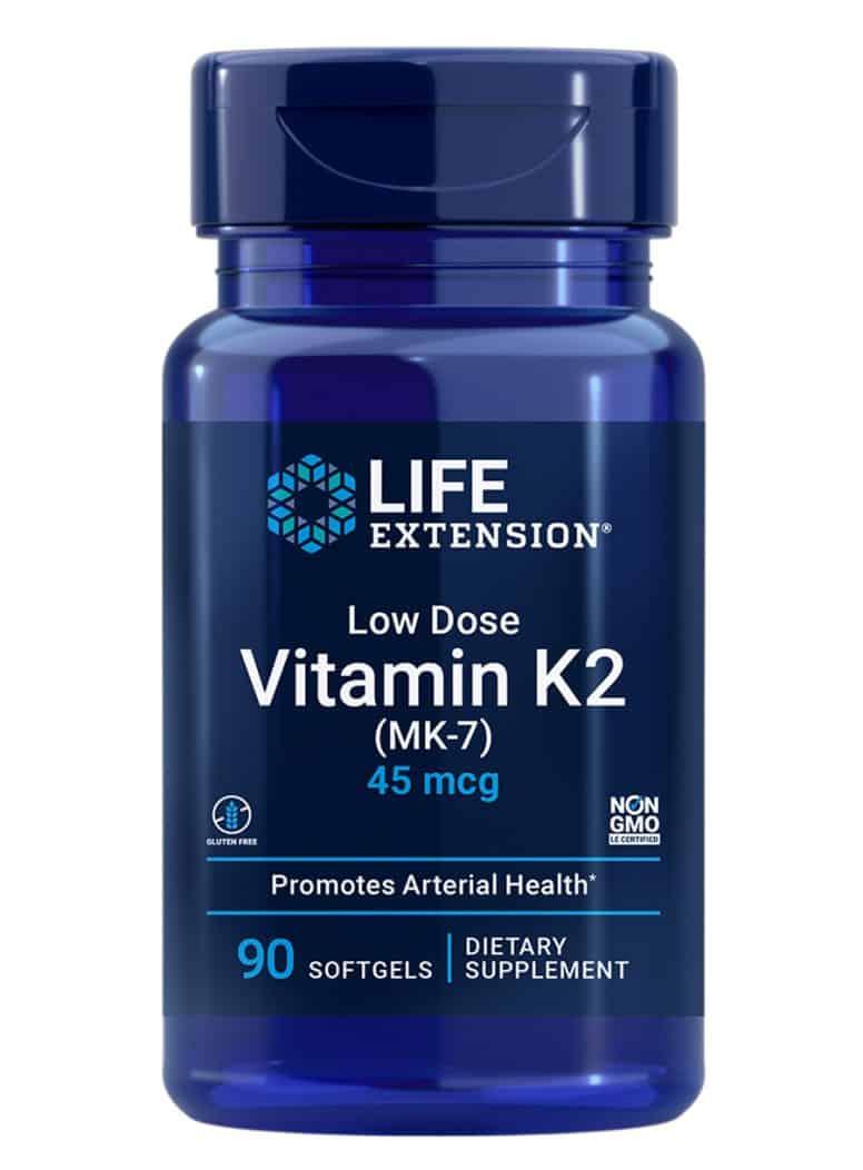 Low-Dose Vitamin K2 Menaquinone-7 (MK-7)