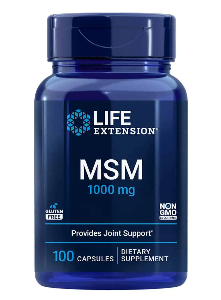 MSM Supports healthy joints, cartilage and more