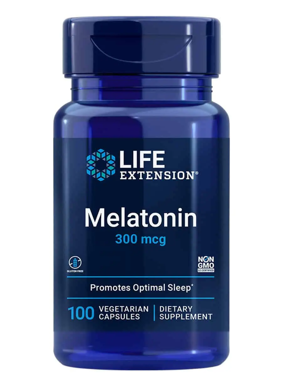 Melatonin Gently promotes sleep, low dose by Life Extension