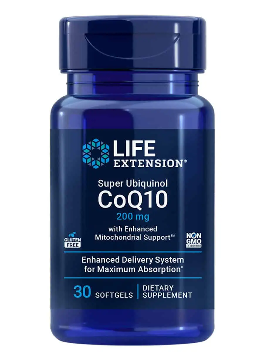 Super Ubiquinol CoQ10 with Enhanced Mitochondrial Support Heart health, general fatigue, bioavailable, strong dose