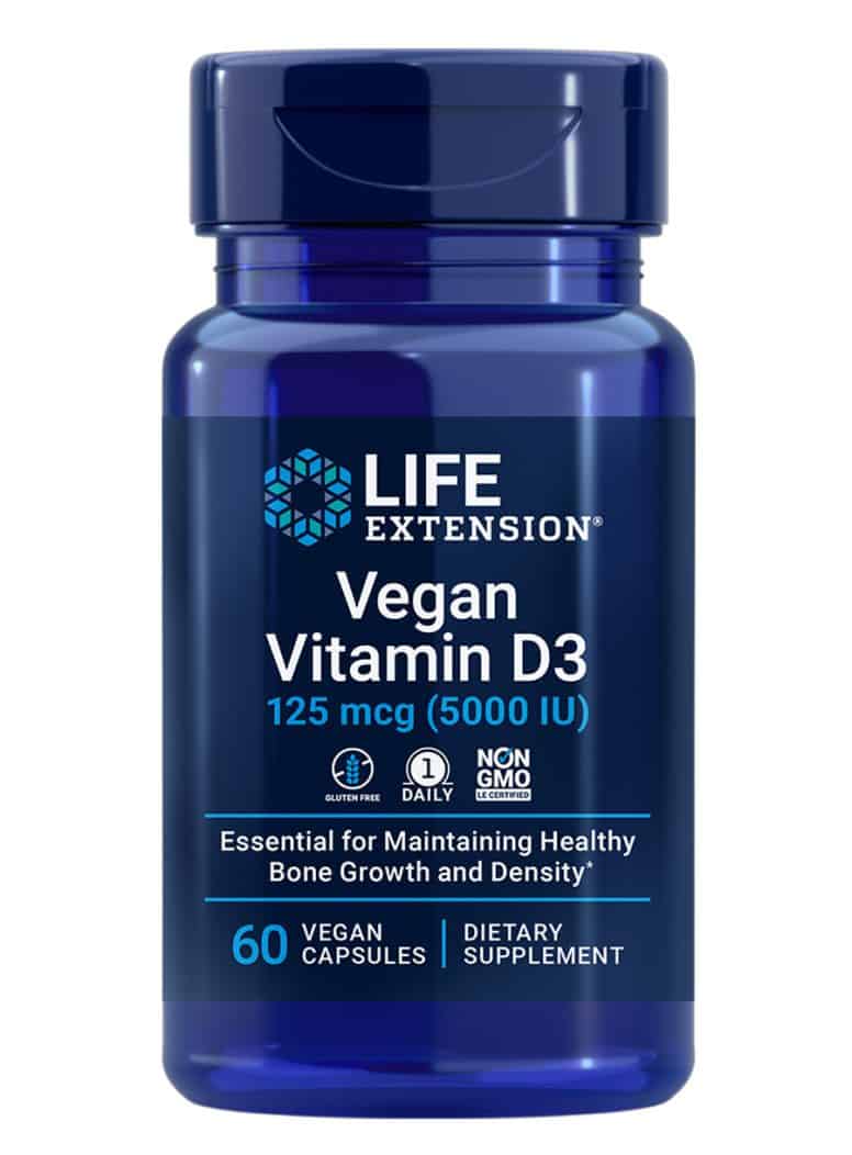 Vegan Vitamin D3 125 mcg (5000 IU)