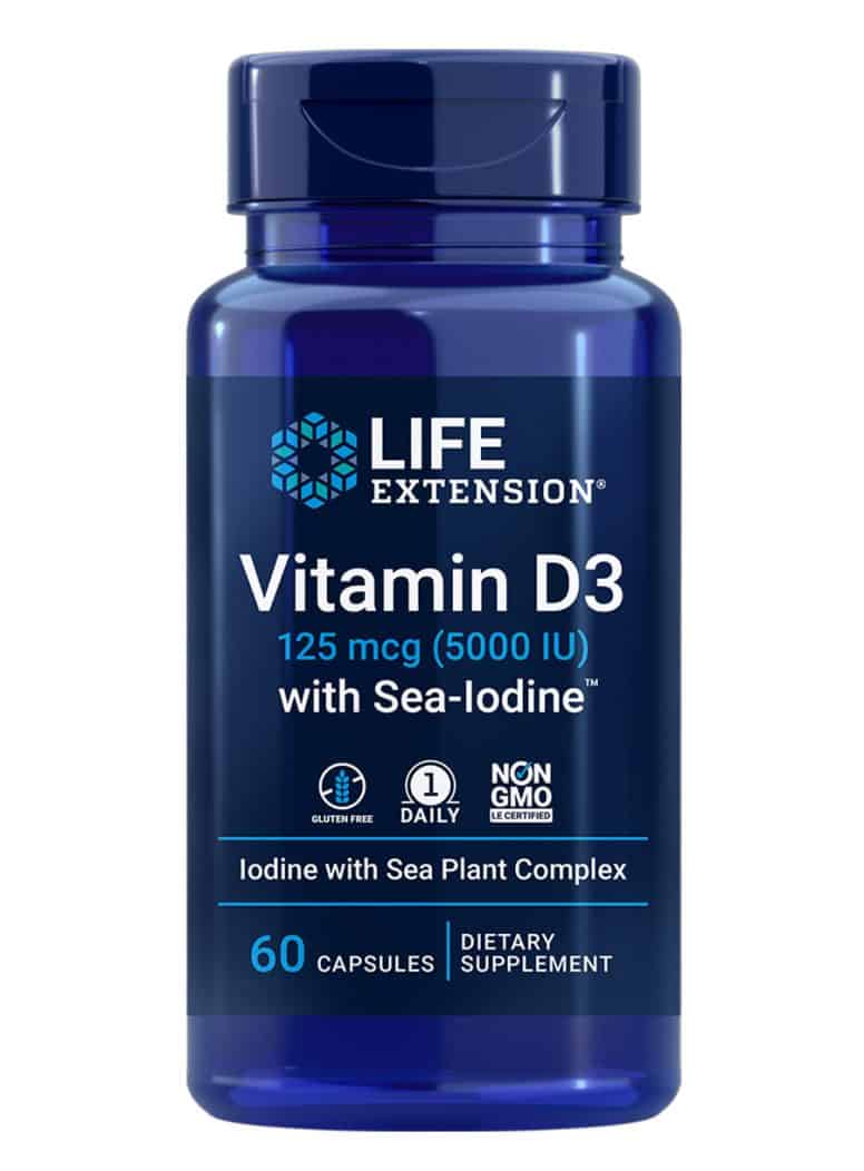 Vitamin D3 with Sea-Iodine 5000