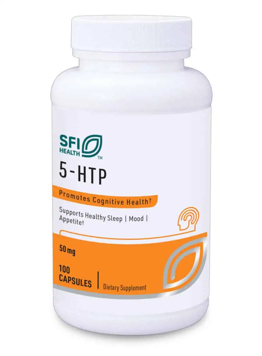 SFI Health 5-HTP 50mg - Supplement from Griffonia simplicifolia for mood and sleep support.