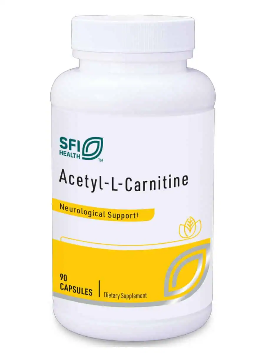 SFI Health Acetyl-L-Carnitine - 500mg ALCAR supplement for brain and nerve function support.