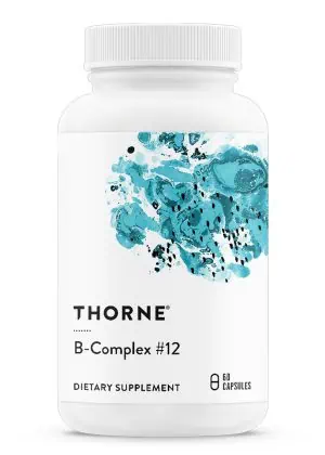 Thorne B-Complex 12 for energy, brain, and nerve support.