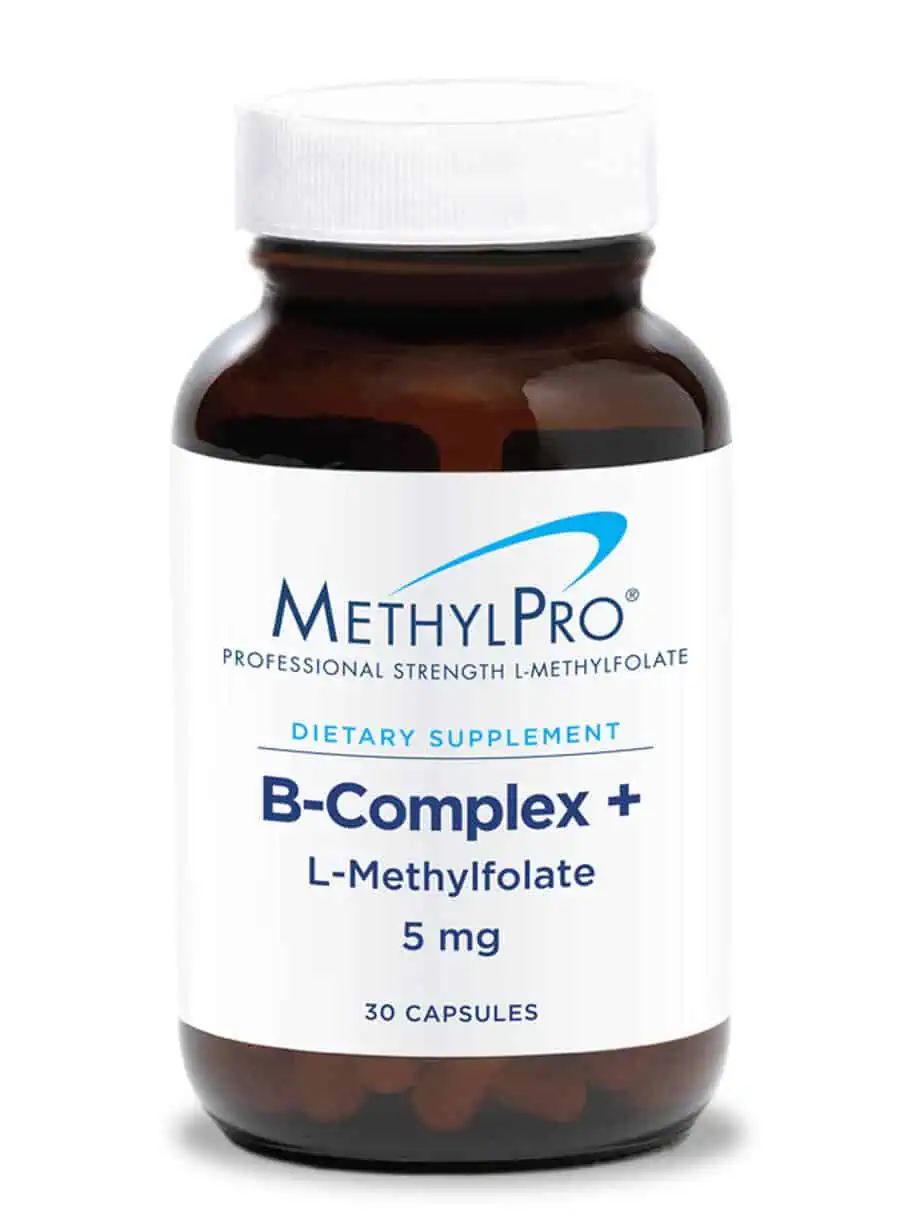 MethylPro B-Complex - A comprehensive B-vitamin formula with 5mg of active L-Methylfolate for energy and mood.
