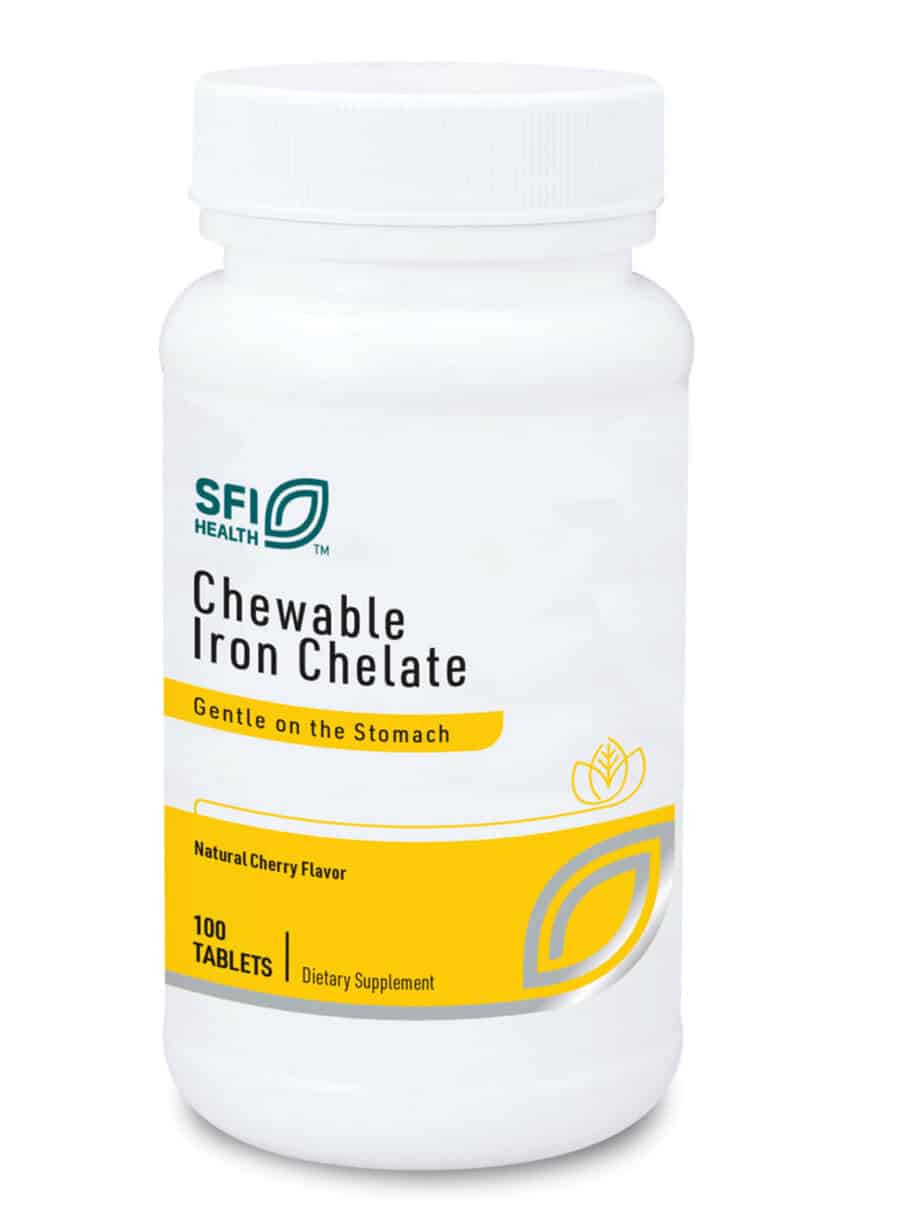 Chewable Iron Chelate - 30 mg of FerrochelĀ® chelated iron in a gentle, non-constipating formula.