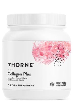 Thorne Collagen Plus - A collagen powder with ceramides, NR, and antioxidants for skin, hair, and nail health.