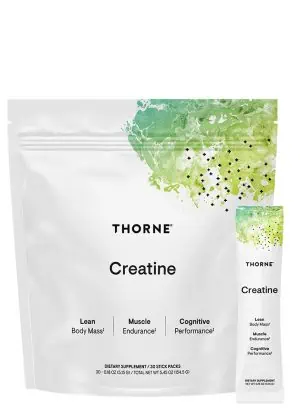 Thorne Creatine - An NSF Certified creatine monohydrate powder for muscle mass, power, and cognitive function.