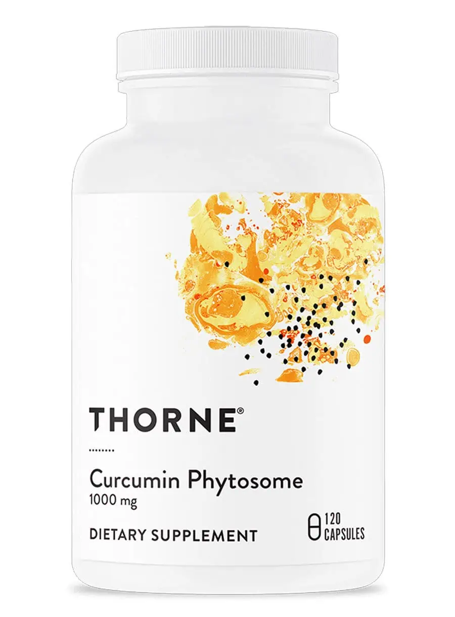 Thorne Meriva 500-SF - High-absorption, soy-free curcumin phytosome for joint and inflammation support.
