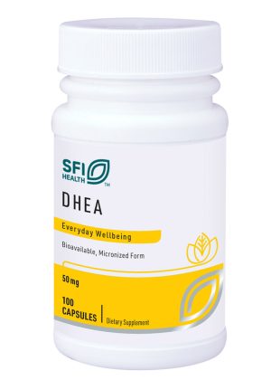 DHEA 50mg - Micronized dehydroepiandrosterone for adrenal, immune, and emotional wellbeing support.