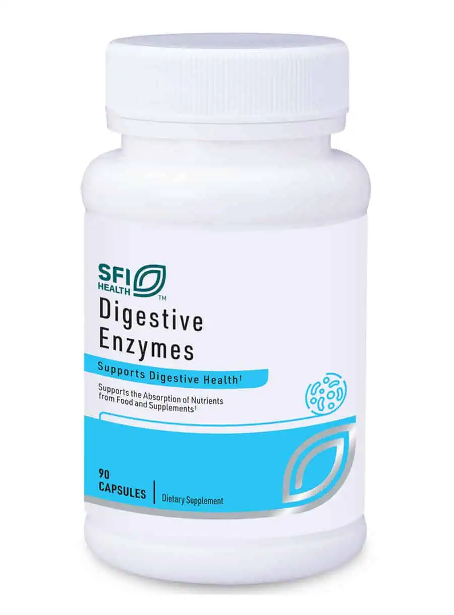 Digestive Enzymes - A microbial-based enzyme blend for protein, fat, and carb digestion.