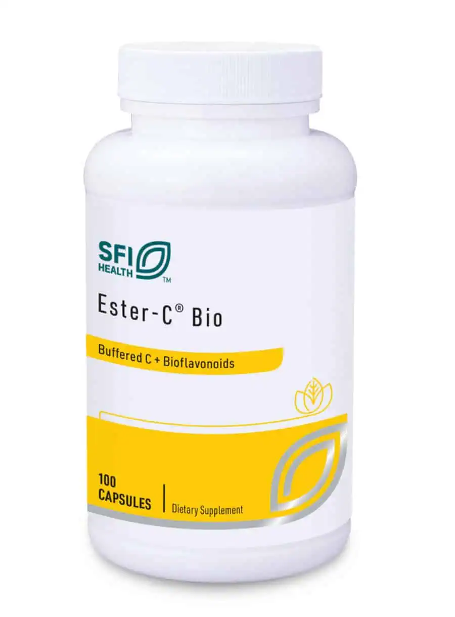Ester-C Bio - A synergistic blend of buffered Vitamin C and bioflavonoids for immune and connective tissue support.