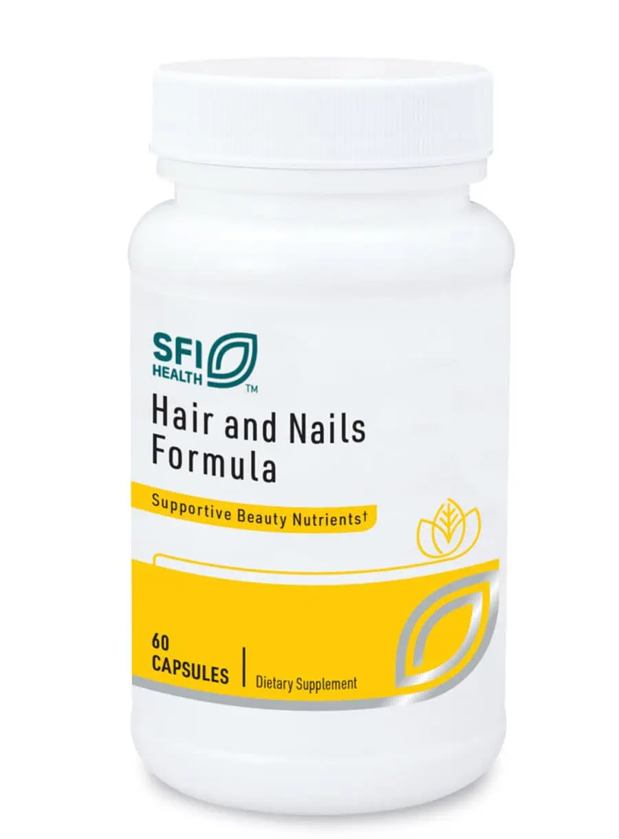 Hair and Nails Formula - A blend of Biotin, NAC, and Inositol to support the health and strength of hair and nails.