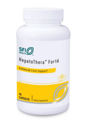 Hepatothera™ Forté - An enhanced liver support formula with Milk Thistle, NAC, and Selenium.