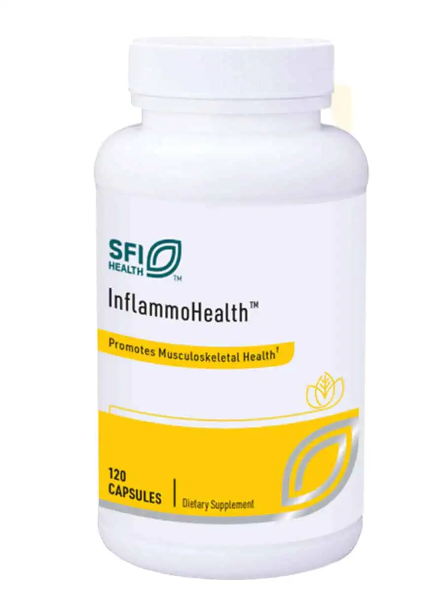 InflammoHealth - A multi-botanical formula with Boswellia and Holy Basil to support a healthy inflammatory response.