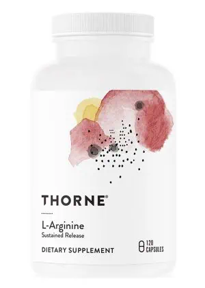 Thorne L-Arginine Sustained Release - A time-release L-arginine supplement for nitric oxide, circulation, and heart health.