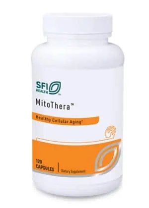 MitoThera Capsule Formula - A targeted blend of nutrients for mitochondrial energy production and support.