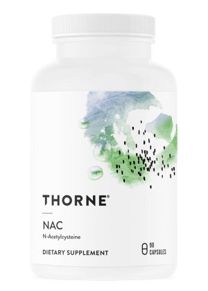 Thorne CystePlus - N-Acetyl-L-Cysteine (NAC) supplement for respiratory, liver, and antioxidant support.