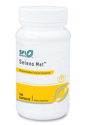 Seleno Met - 200 mcg of bioavailable selenomethionine for antioxidant, thyroid, and immune support.