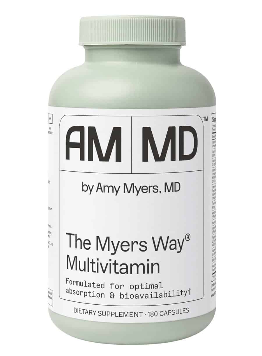 The Myers Way® Multivitamin Comprehensive, iron-free blend of vitamins and minerals selected for premium absorption and bioavailability