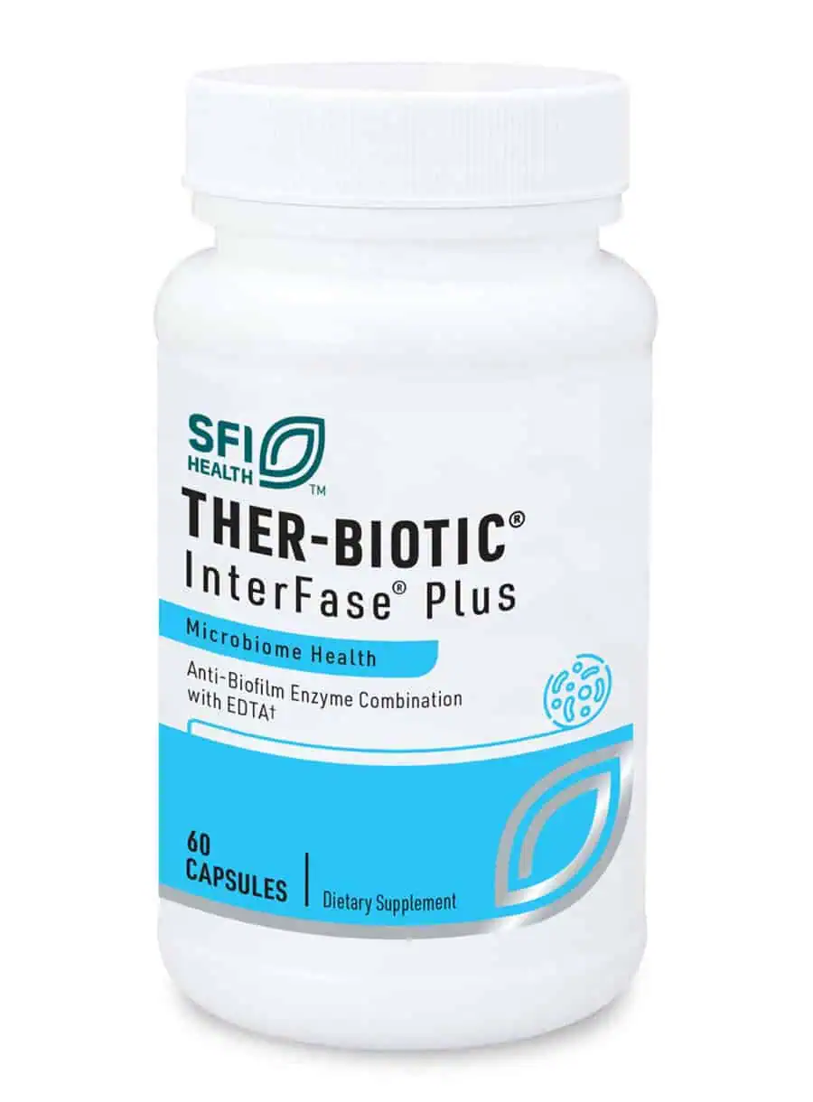 Ther-Biotic InterFase Plus - Enzyme and EDTA formula for biofilm disruption.