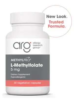 MethylPro L-Methylfolate 5 mg - A high-potency, active folate supplement for methylation and mood support.