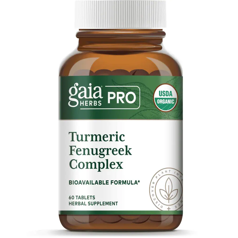 Turmeric Fenugreek Complex - Bioavailable supplement for joint health and inflammatory response with CurQFen®.