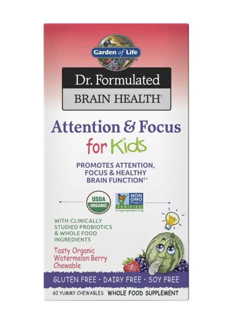 Dr. Formulated Brain Health Organic Attention/Focus Kids
