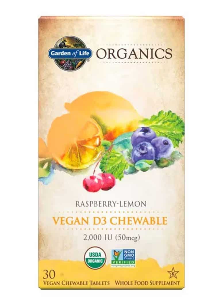 mykind Organics Vegan D3 Raspberry-Lemon